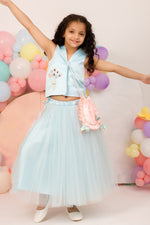 Noor Sitara Lehenga Blue