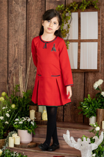 Veda Dress- Red (RTS)