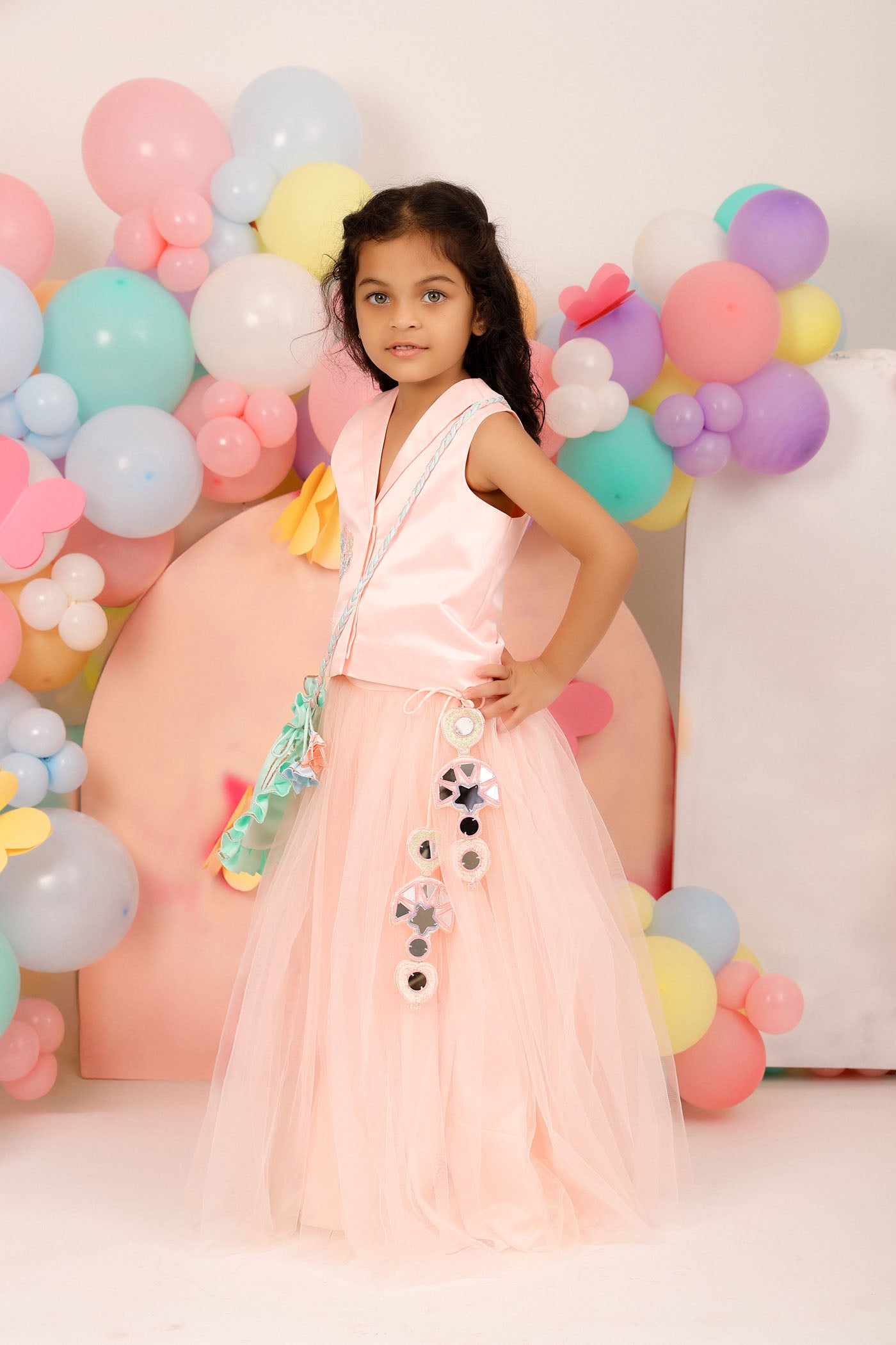 Noor Sitara Lehenga Pink
