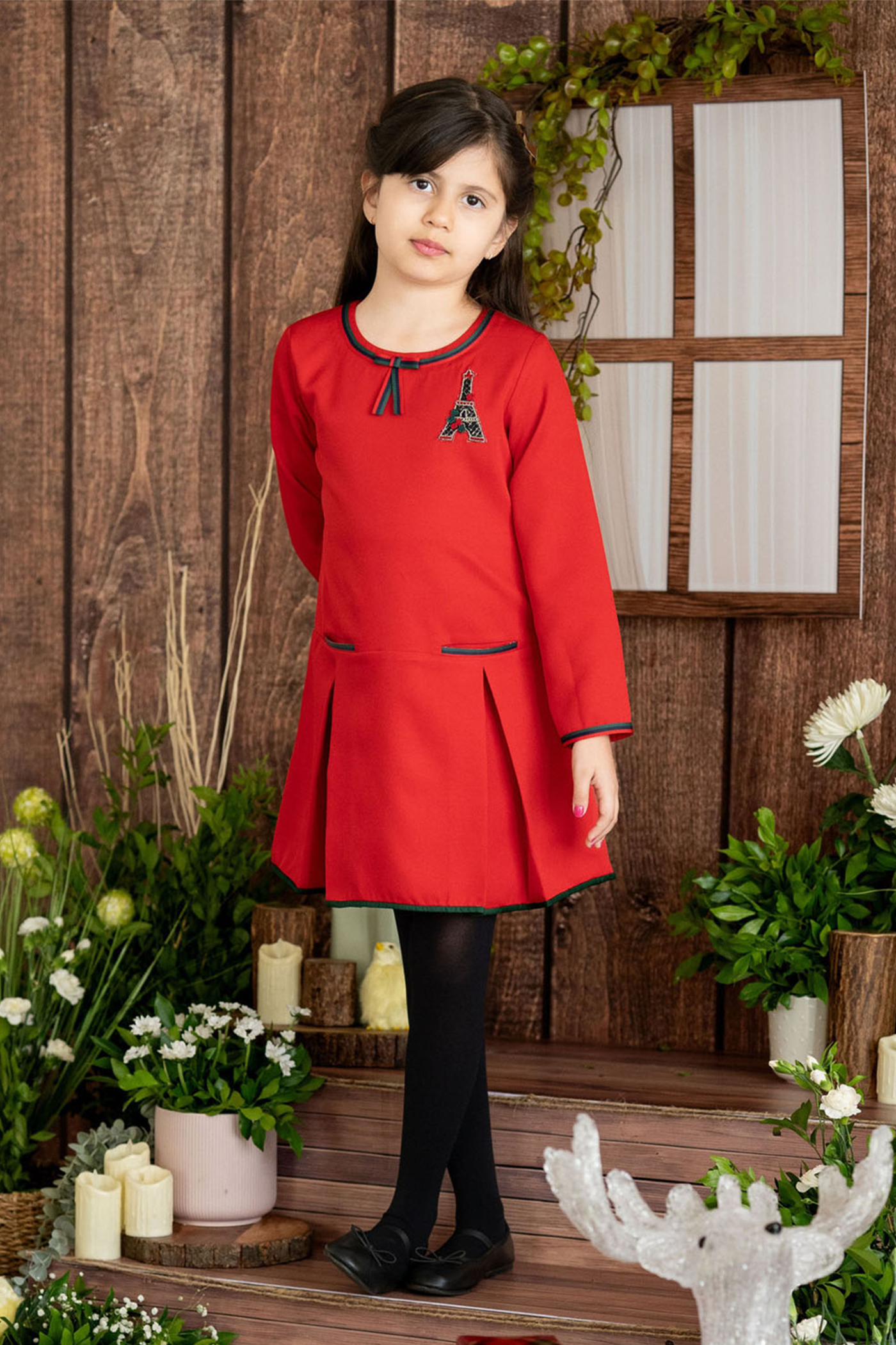 Veda Dress- Red (RTS)