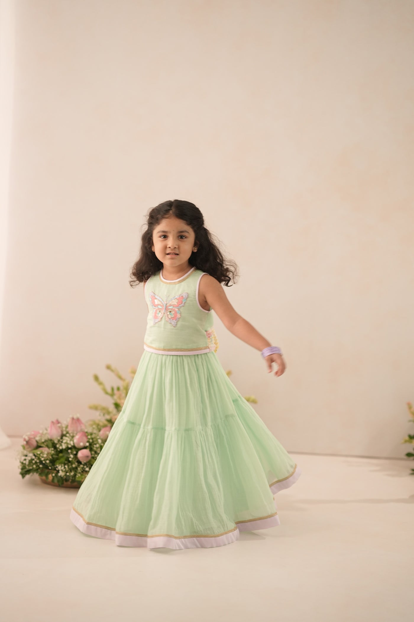 Nanhi Titli Lehenga Set
