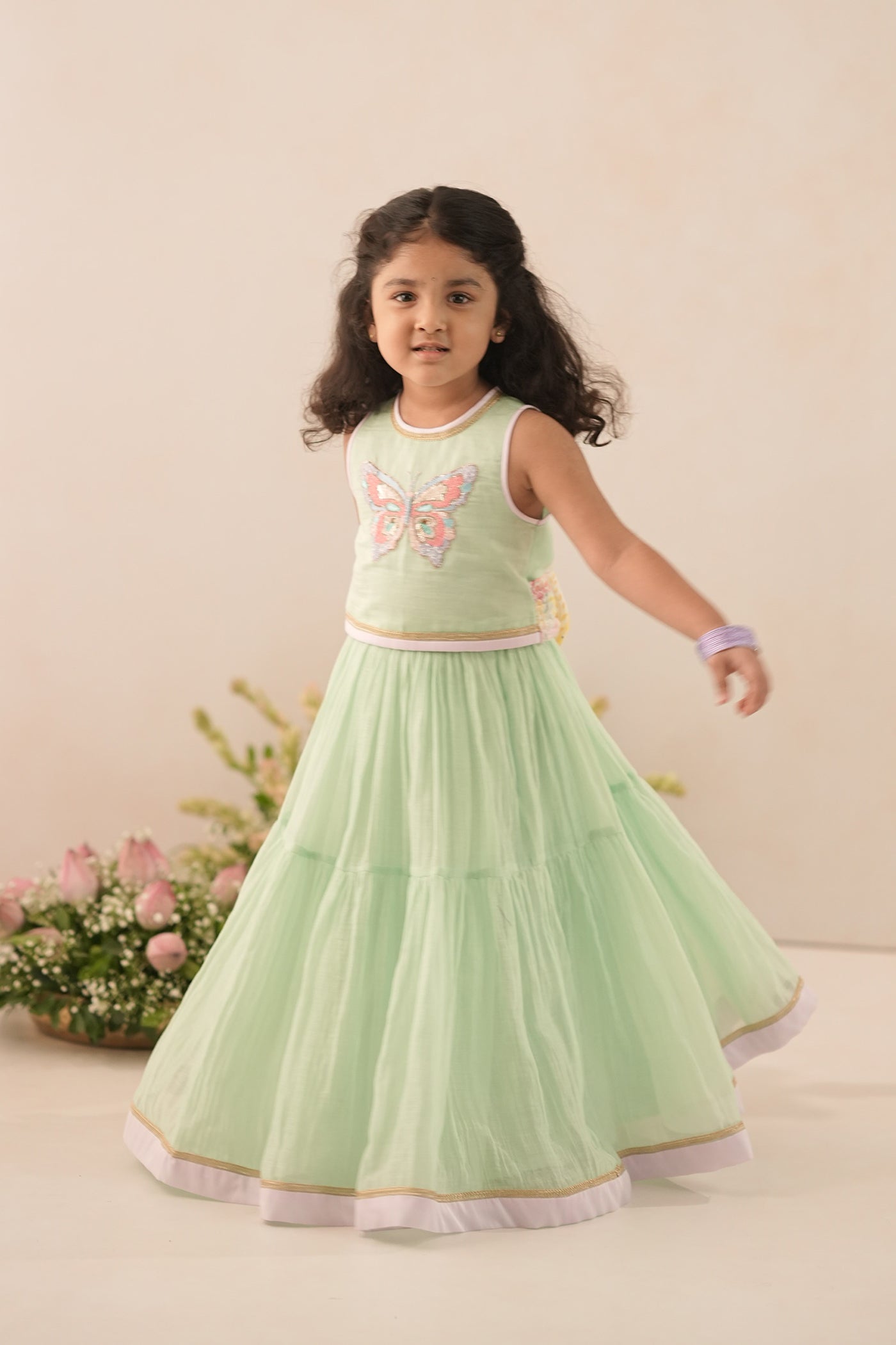 Nanhi Titli Lehenga Set