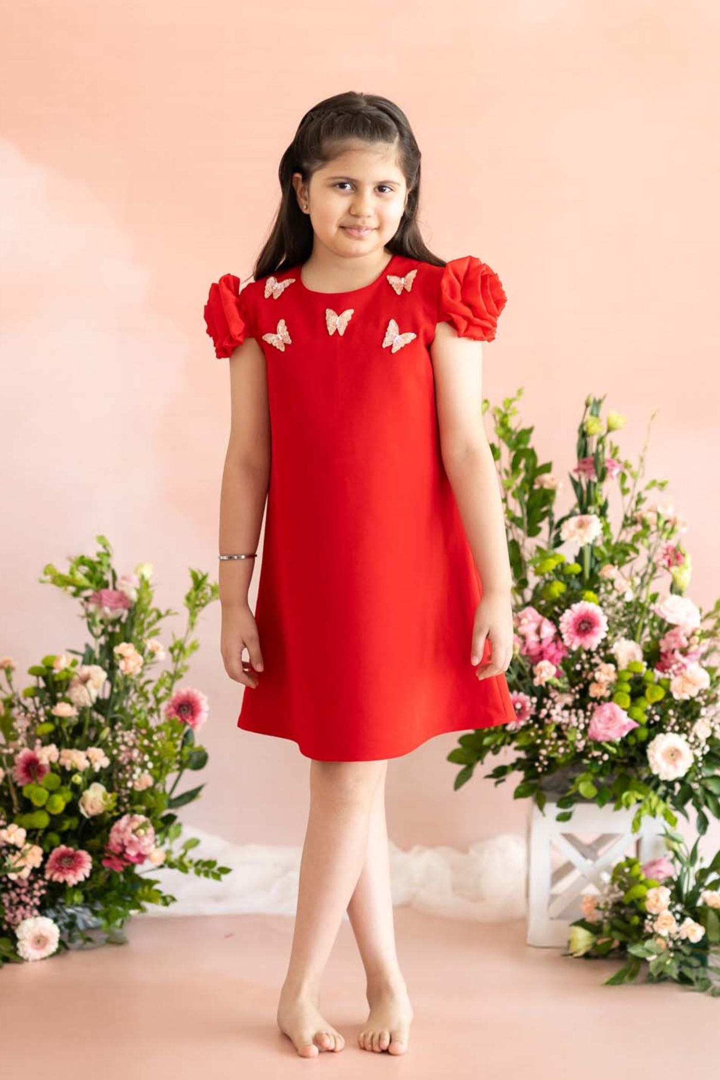 Scarlet Flutter dress